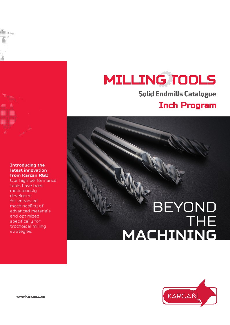 Milling Tools - Solid Endmills Catalogue Inch Program English